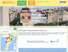 Tablet Screenshot of amarillasargentina.net